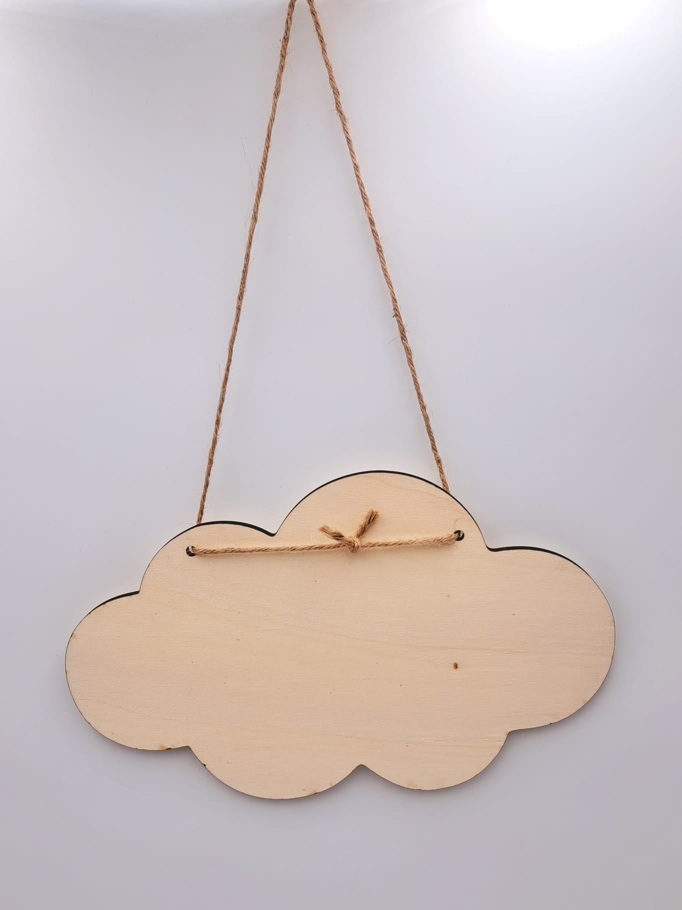 Houten bord wolk 2